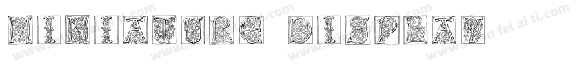 Miniature Display字体转换